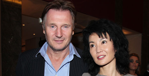 Leam Neeson and Maggie Cheung 1