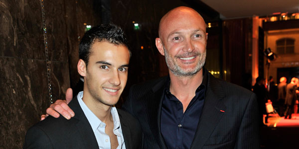 Frank Leboeuf and son Hugo